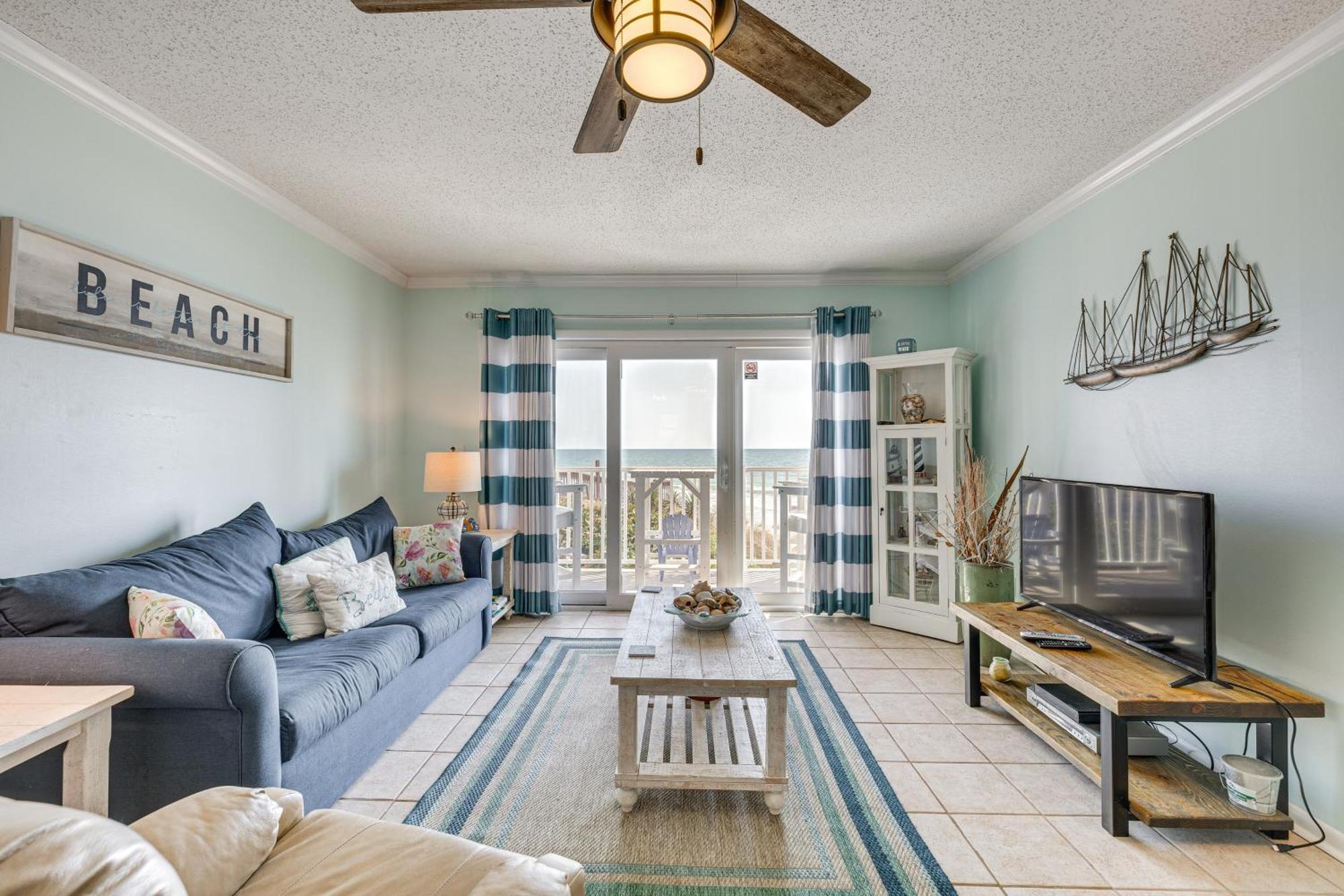 Steps To The Beach Oceanfront Condo With Lanai! North Topsail Beach Kültér fotó