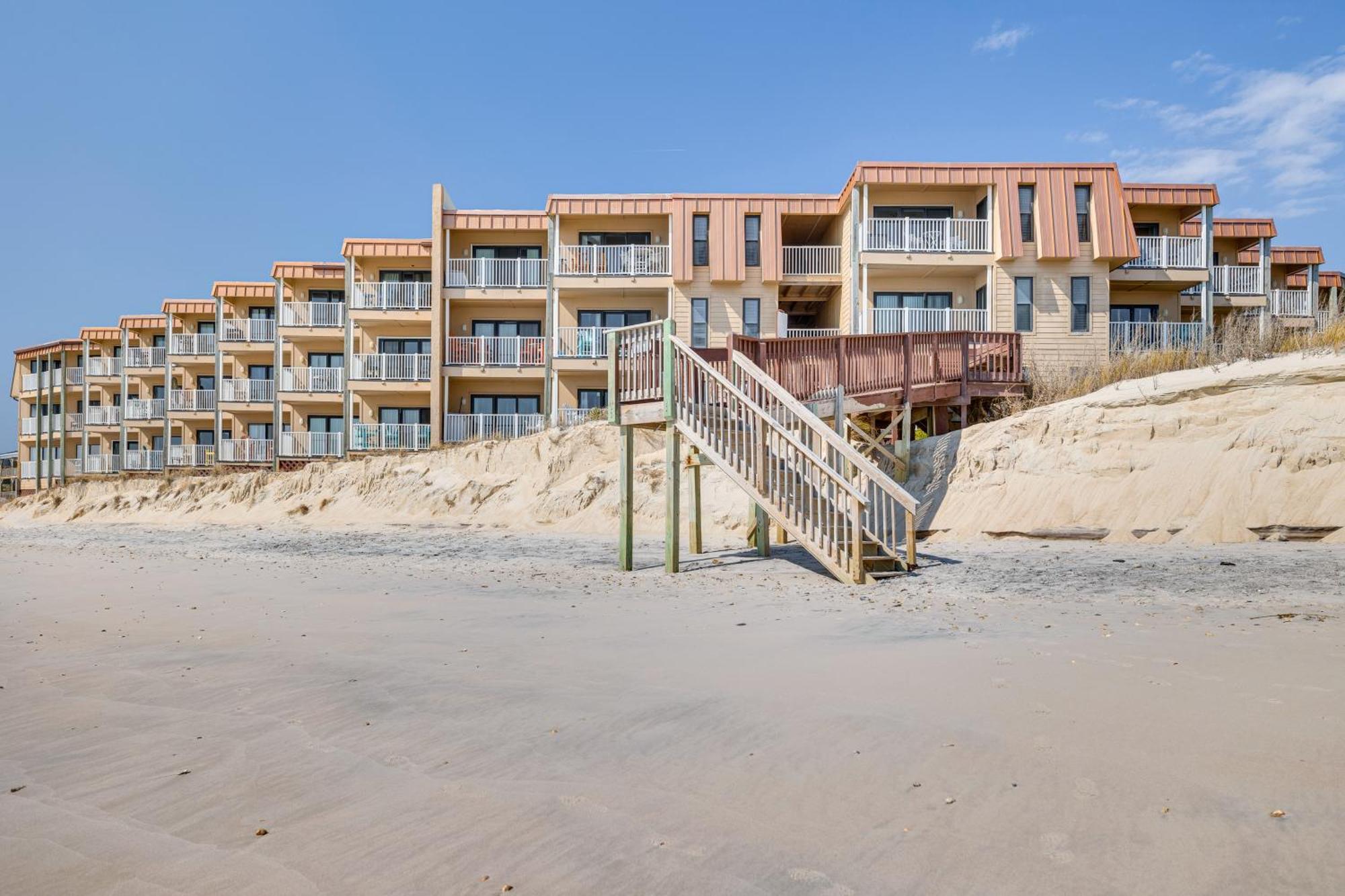 Steps To The Beach Oceanfront Condo With Lanai! North Topsail Beach Kültér fotó