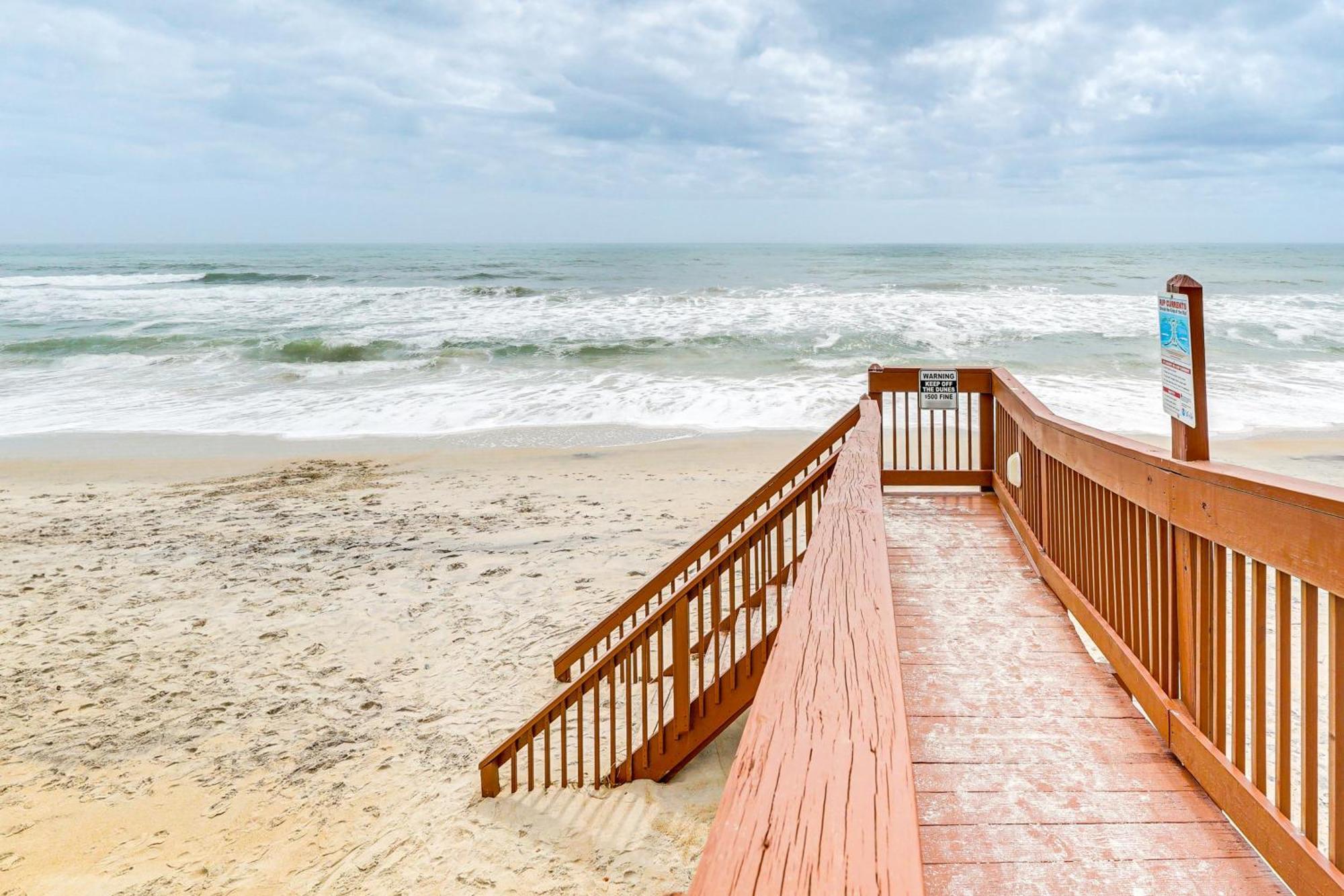 Steps To The Beach Oceanfront Condo With Lanai! North Topsail Beach Kültér fotó